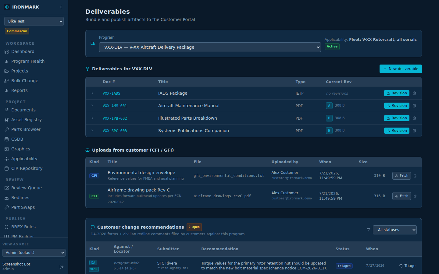 Ironmark customer feedback triage